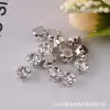 White hand-sewn diamonds, double ears, ear claws, beads, water diamonds, scratch-resistant clothes, wedding gowns, evening gowns, shoes, applied-on diamonds, and repair diamonds details Picture